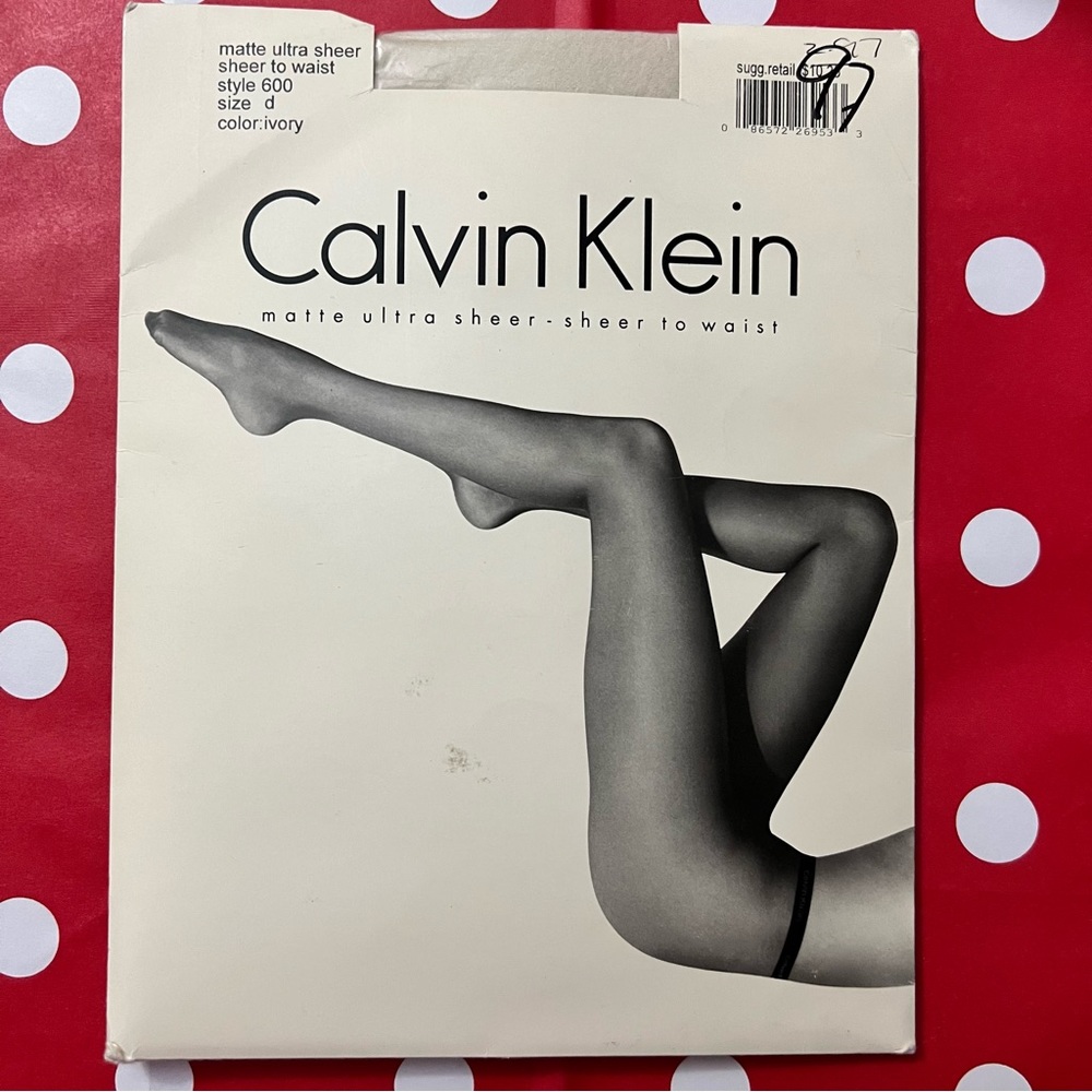 Vintage Calvin Klein matte ultra sheer nylons